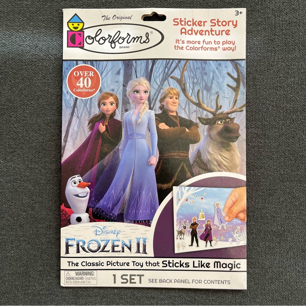 Disney Frozen II Magical Sticker Set - Blue and Purple